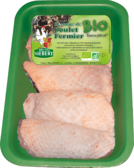 Haut cuisse de Poulet Fermier Bio sans os avec peau