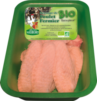 Aile de Poulet Fermier Bio x5