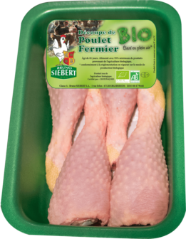 Pilon de Poulet Fermier Bio x4