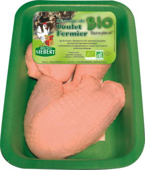 Cuisse de Poulet Fermier Bio x2