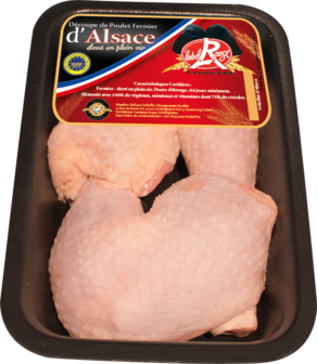 Whole farm-reared Label Rouge Chicken leg x2