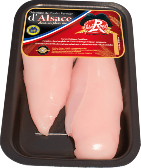 Whole farm-reared Label Rouge Chicken breast x2