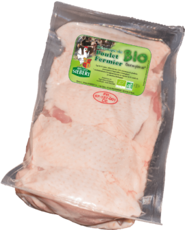 Organic Chicken thigh deboned with skin