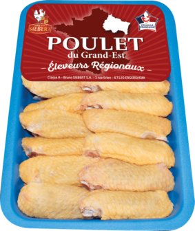 Aileron de Poulet Jaune Grand-Est 1 Kg