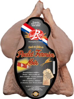 Poulet Fermier Noir Label Rouge