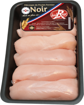 Whole farm-reared Label Rouge Black Chicken breast