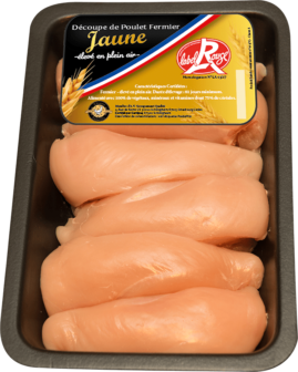 Escalope de Poulet Fermier Jaune Label Rouge x6