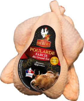 Poularde farcie du Grand-Est