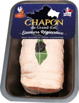 Roulé de Chapon farci Morilles Grand-Est