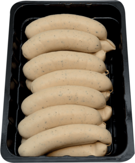 Geflügel Bratwurst mit Kräuter