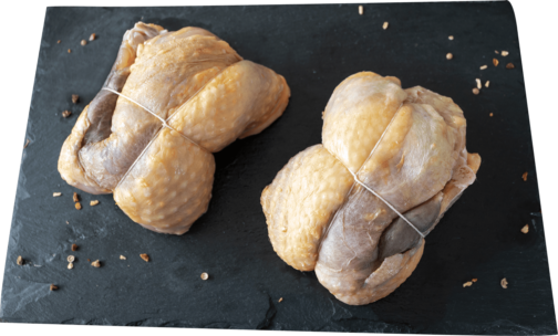 Guinea Fowl Forequarter stuffed with Morels
