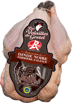 Whole farm-reared Label Rouge Turkey