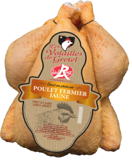 Whole farm-reared Label Rouge Corn fed Chicken