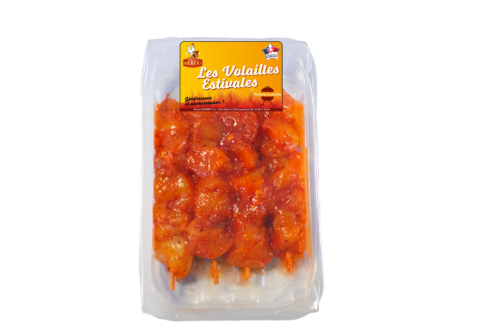 Mini brochette de poulet marinée paprika X4